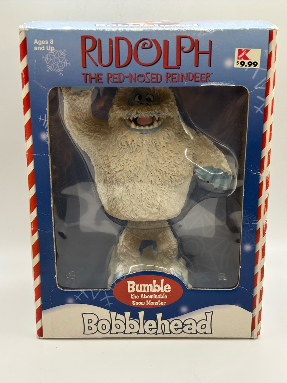 Rudolph the Red Nose Reindeer Bumble Bobblehead New Old Stock Christmas in Box